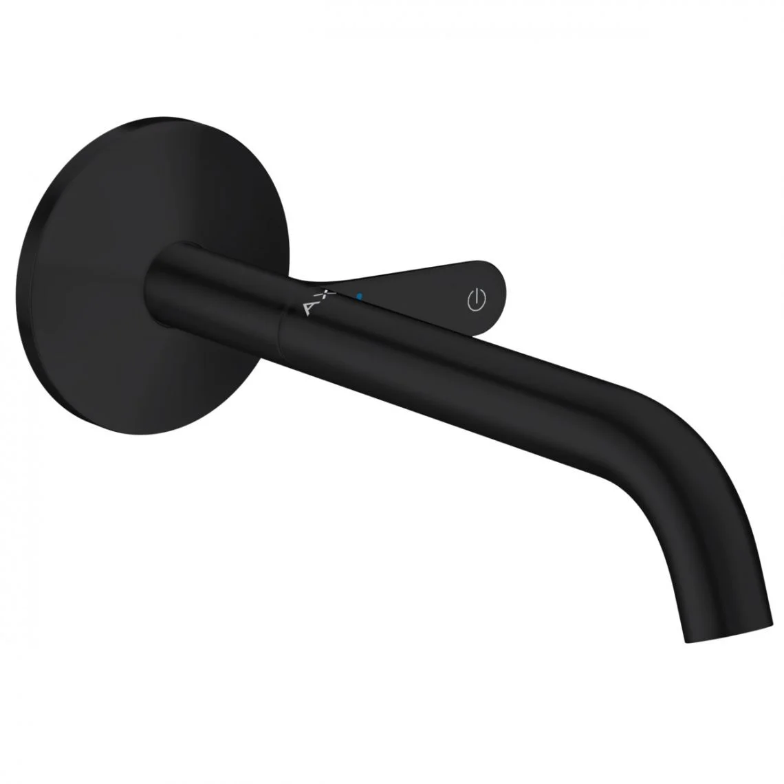 Змішувач для умивальника AXOR Select 220 зі стіни, Matt Black (48112670)