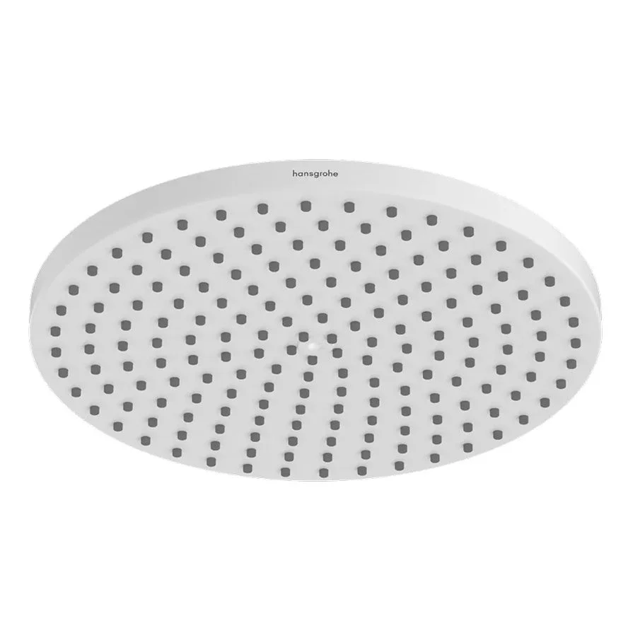 Верхній душ Hansgrohe Raindance S 240 Showerpipe PowderRain EcoSmart 1jet, Matt White (27624700)