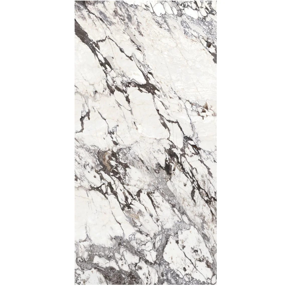 Керамогранітна плита для стільниць Marazzi, Grande Marble Look Capraia Satin A with mesh 162х324 Rt. 12 мм (KM2Q)