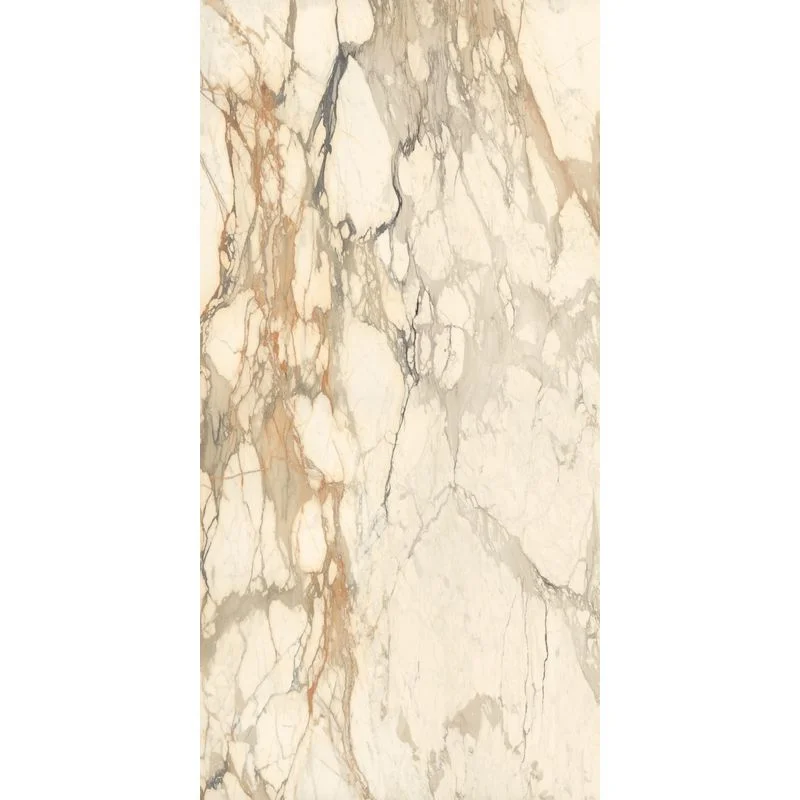 Керамогранітна плита для стільниць Marazzi Grande Marble Look Calacatta Vena Vecchia Lux Faccia B W/Mesh 162х324 12 мм (M939)