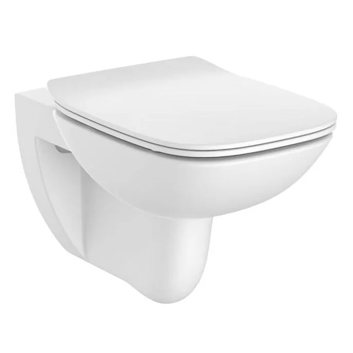 Унітаз підвісний з сидінням Roca Debba Rimless 54x35.5, білий (A34H993000)