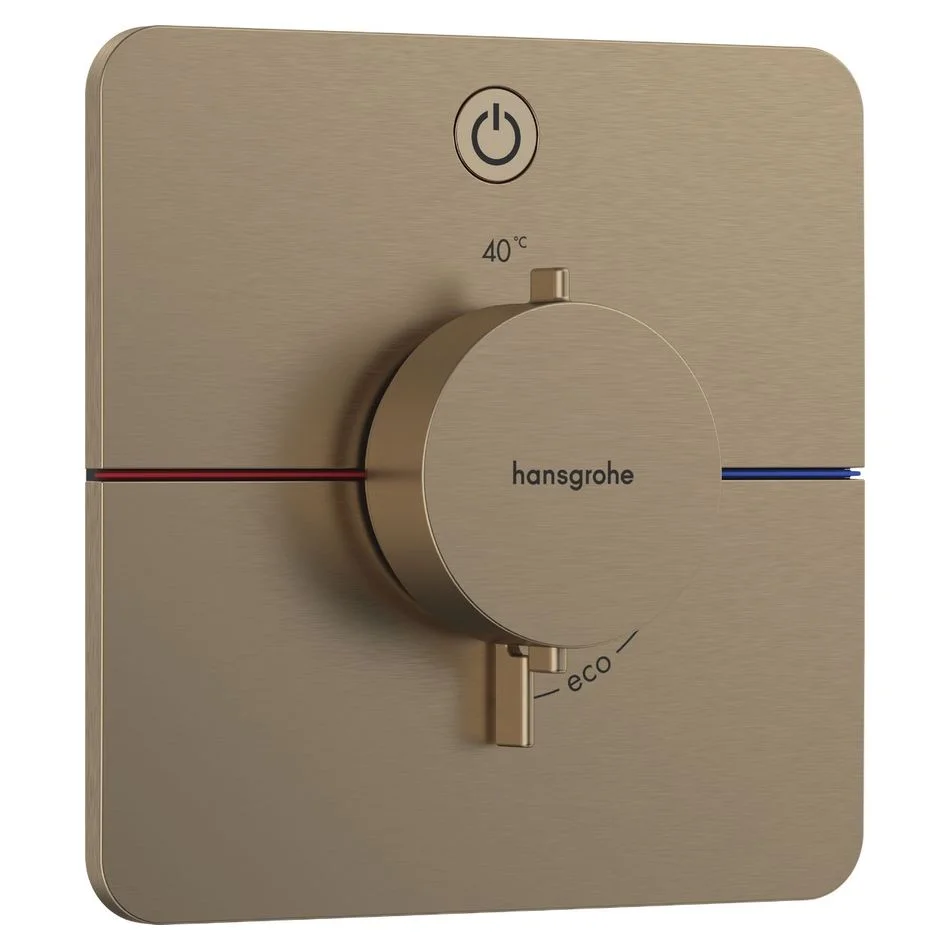 Термостат прихованого монтажу Hansgrohe ShowerSelect Comfort Q на 1 функцію, Brushed Bronze (15581140)