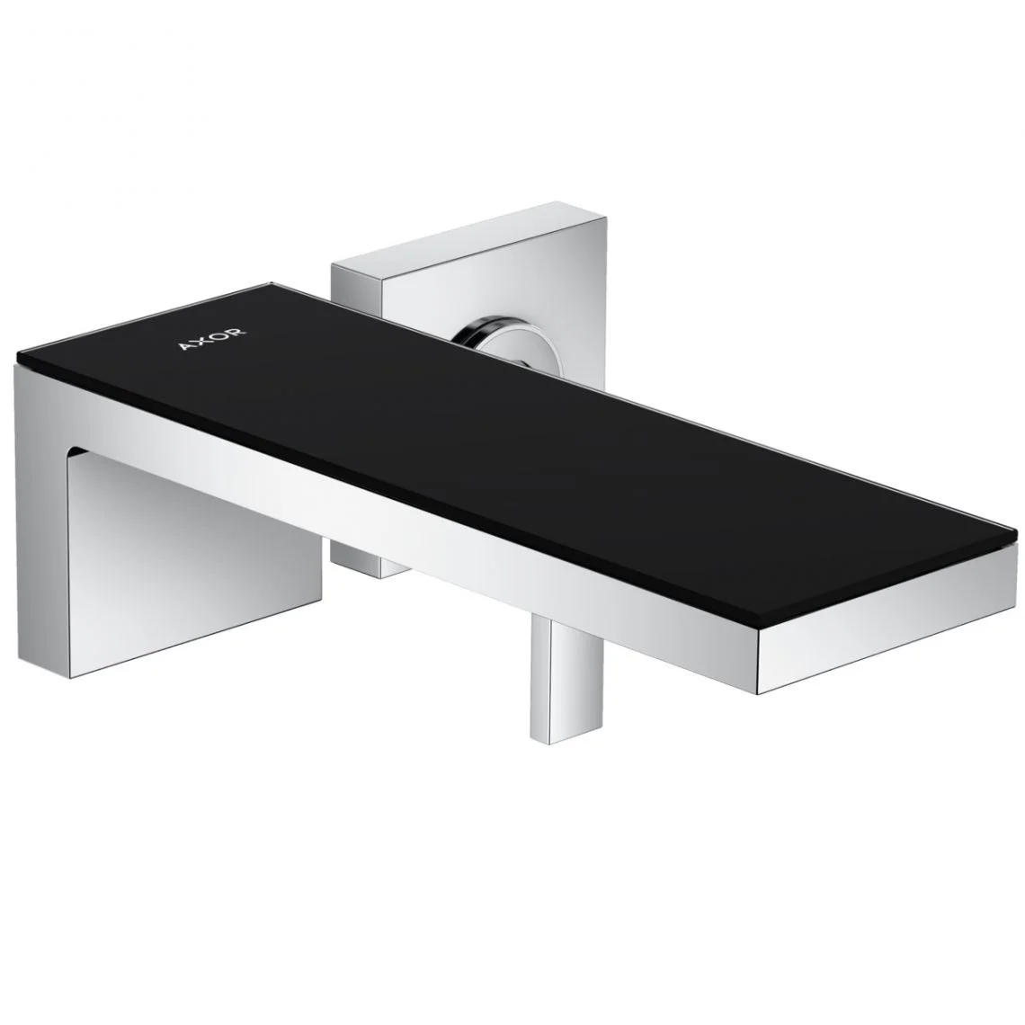 Змішувач для умивальника AXOR MyEdition 221 зі стіни, Chrome Black Glass (47060600)
