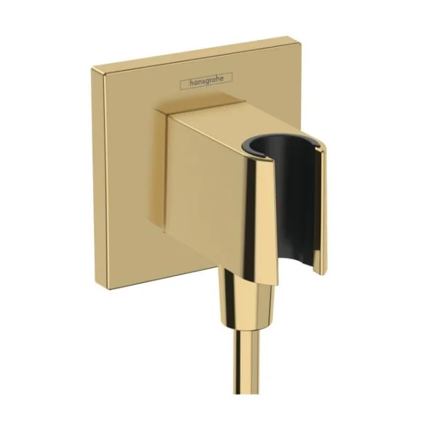 Шлангове підключення Hansgrohe FixFit Porter E з тримачем, Polished Gold Optic (26889990)