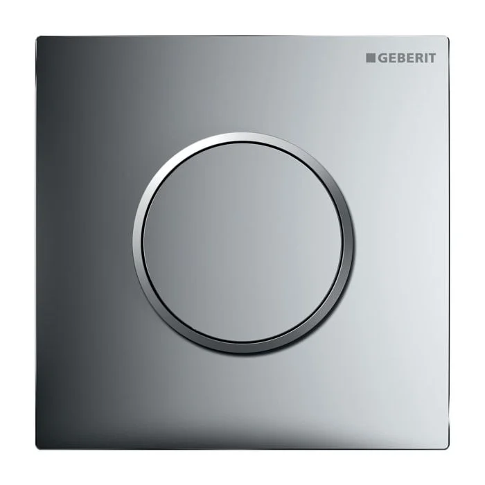 Кнопка для пісуару Geberit Sigma 10, світлий хром/матовий, хром/світлий хром (116.015.KH.1)