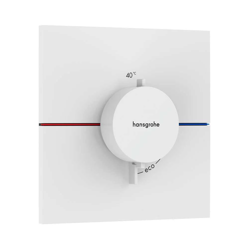 Термостат прихованого монтажу Hansgrohe ShowerSelect Comfort E HighFlow, Matt White (15574700)