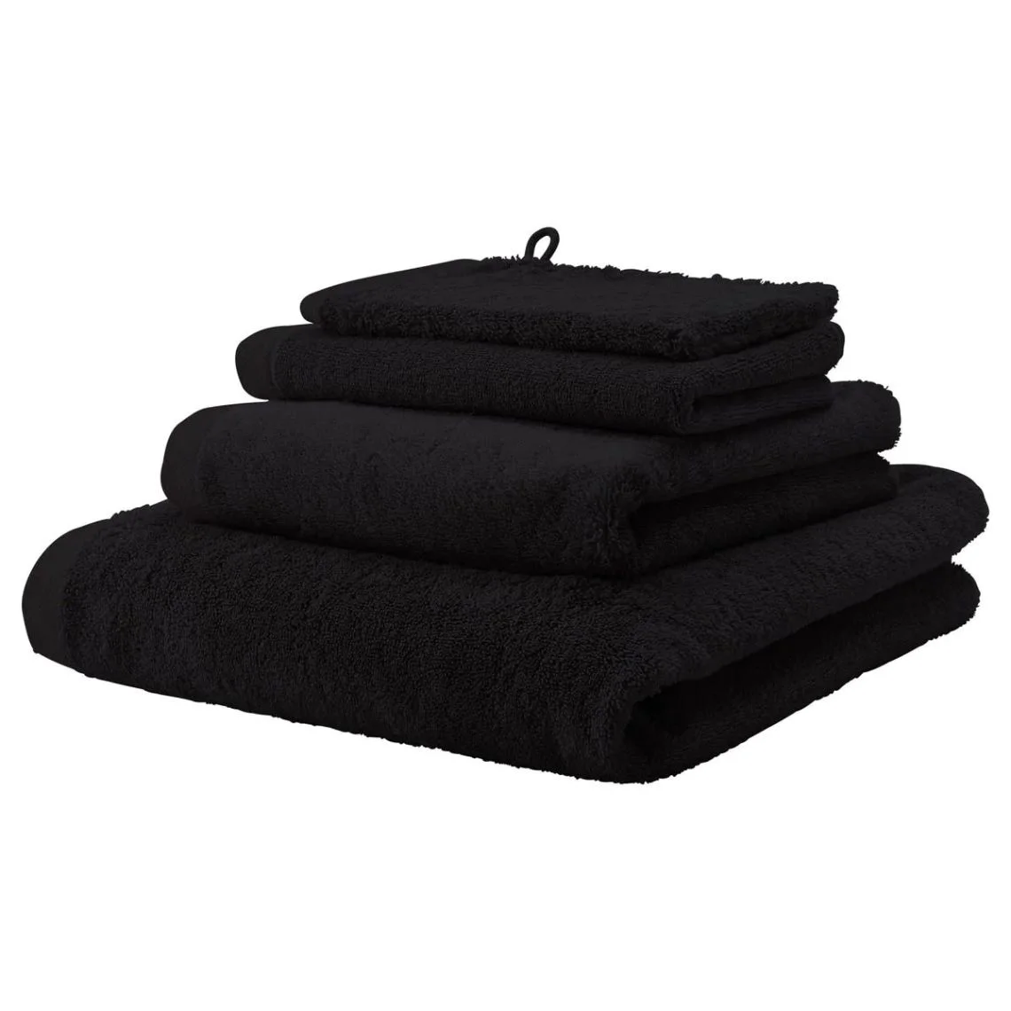 Рушник Aquanova London 55x100 см, Black (LONTWS-09)