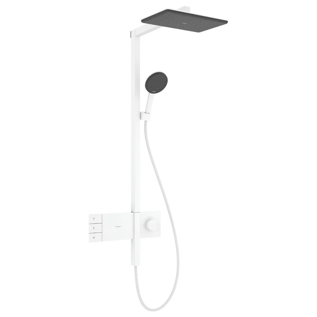 Душова система Hansgrohe Raindance Alive Q 340/210 2jet EcoSmart ShowerSelect Comfort, Matt White (24591700)