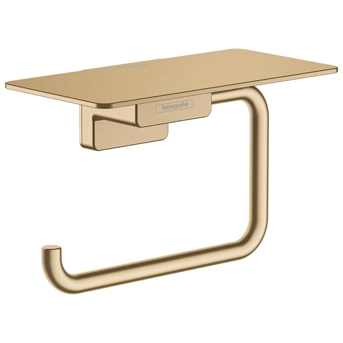 Тримач туалетного паперу Hansgrohe AddStoris з поличкою, Brushed Bronze (41772140)