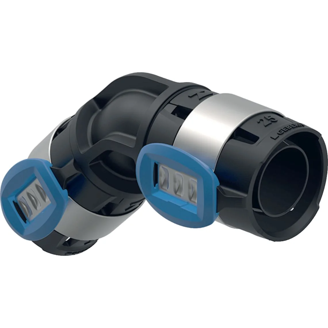 Відведення Geberit FlowFit: 45°, матеріал=PPSU, d=20 мм (620.061.00.1)