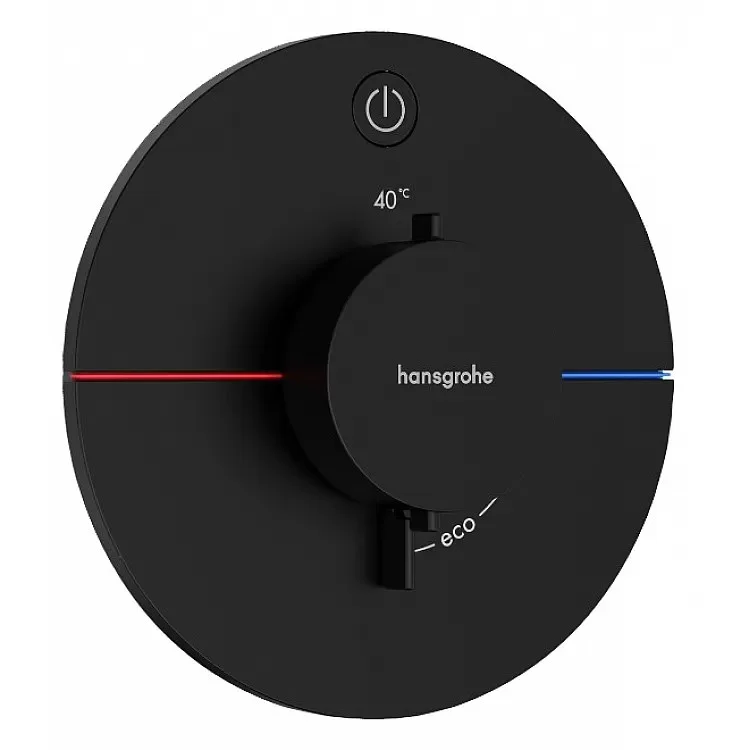 Термостат прихованого монтажу Hansgrohe ShowerSelect Comfort S на 1 функцію, Matt Black (15553670)