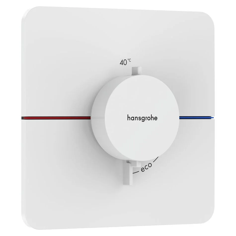 Термостат прихованого монтажу Hansgrohe ShowerSelect Comfort Q на 1 споживач, білий матовий (15588700)