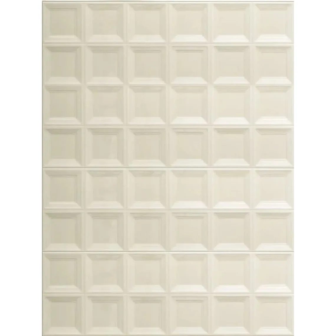 Плитка Marazzi, Bliss Struttura Square Cream 3D 30x90 см Rett 10 мм (MP5X)