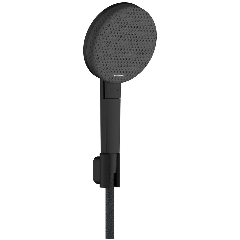 Душовий набір Hansgrohe Raindance Alive Select S 3Jet EcoSmart Porter 160 см, Matt Black (24611670)