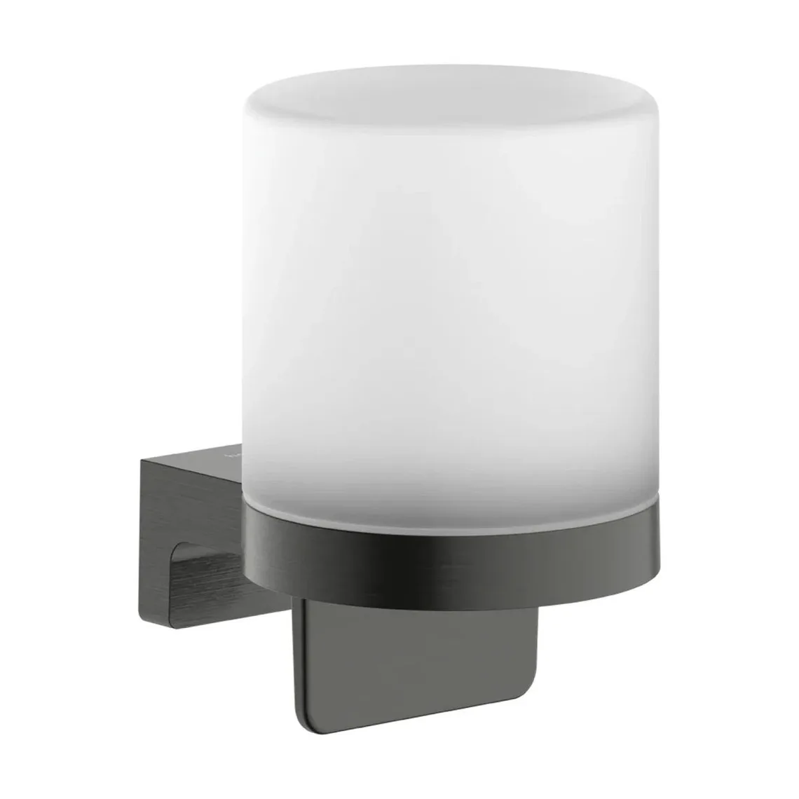 Дозатор рідкого мила Hansgrohe AddStoris S, підвісний, Brushed Black Chrome/скло (41765340)