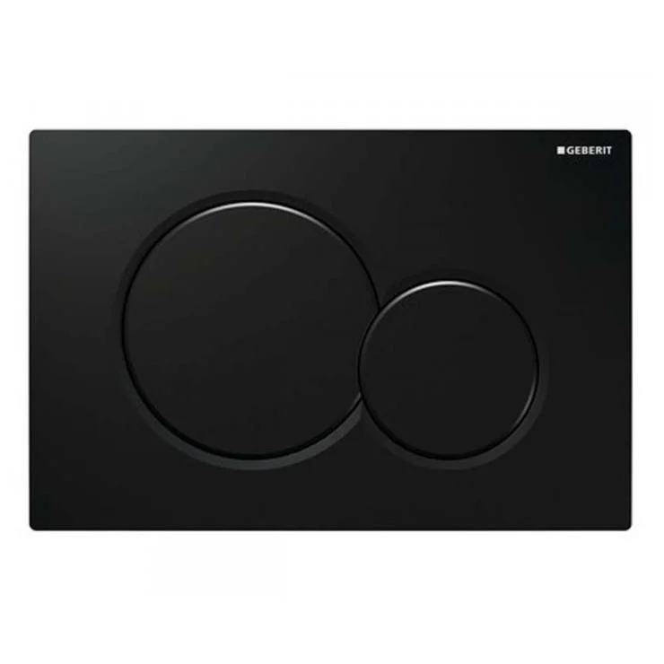 Кнопка змиву Geberit Sigma01, чорний RAL 9005 (115.770.DW.5)