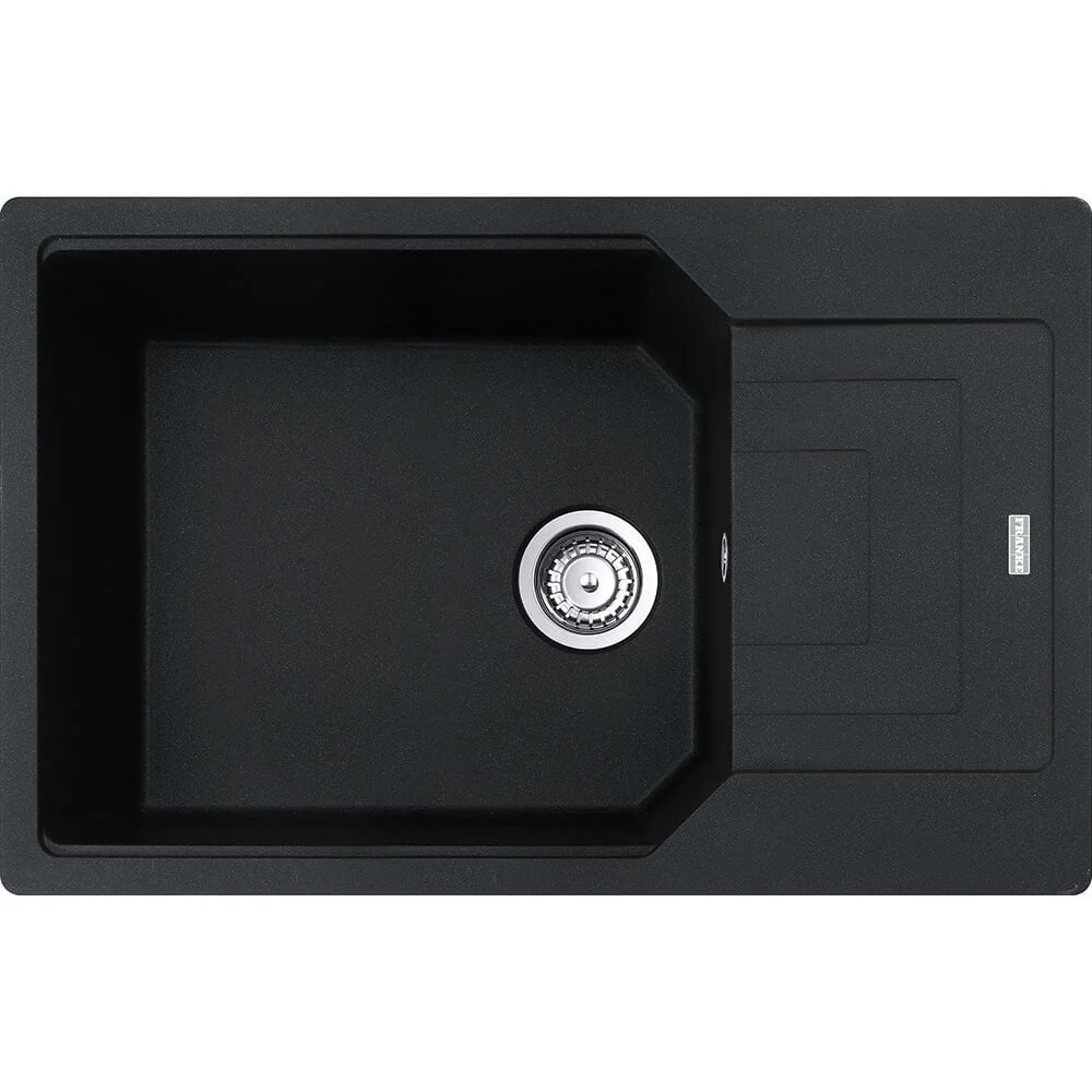 Кухонна мийка Franke UBG 611-78 XL, накладна, оборотна, 78x50, граніт онікс (114.0701.799)