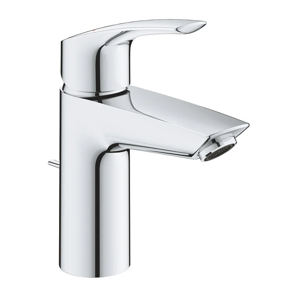 Змішувач для умивальника Grohe Eurosmart New S-Size з донним клапаном, хром (33265003)