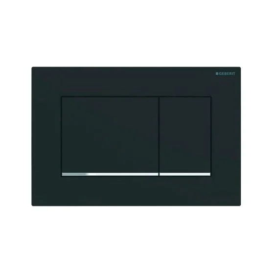 Кнопка змиву Geberit Sigma30, чорний/матовий хром (115.883.14.1)