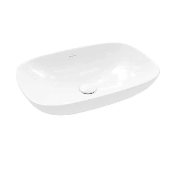 Умивальник на стільницю Villeroy & Boch Loop & Friends 560x380 мм White Alpin (4A490101)