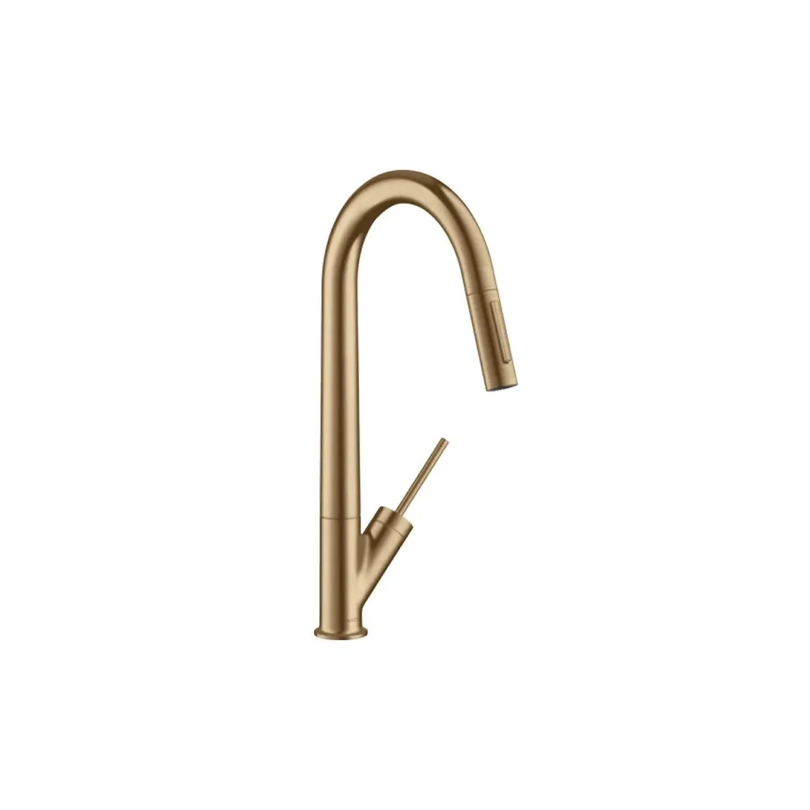 Змішувач для кухні Axor Starck 270 з витяжним виливом, Brushed Bronze (10821140)