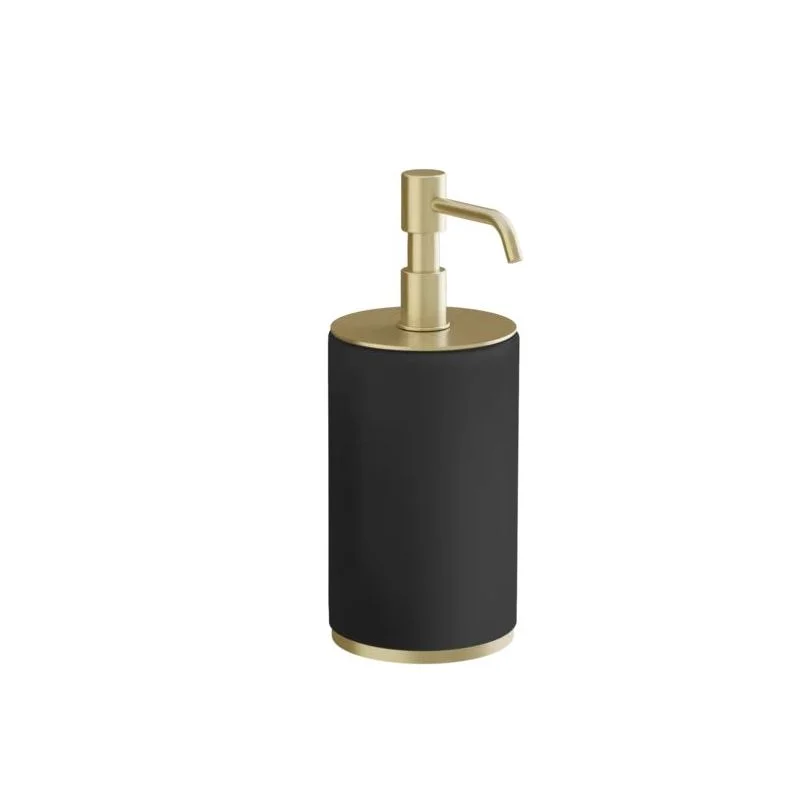 Дозатор рідкого мила настільний, Gessi Origini, чорний, Bruched Brass PVD (66438727)