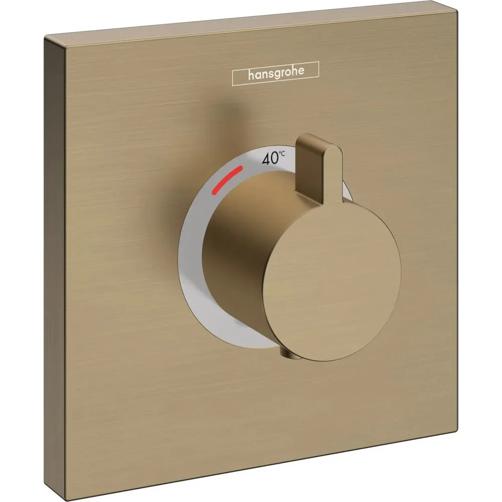 Термостат прихованого монтажу Hansgrohe ShowerSelect Highflow, Brushed Bronze (15760140)