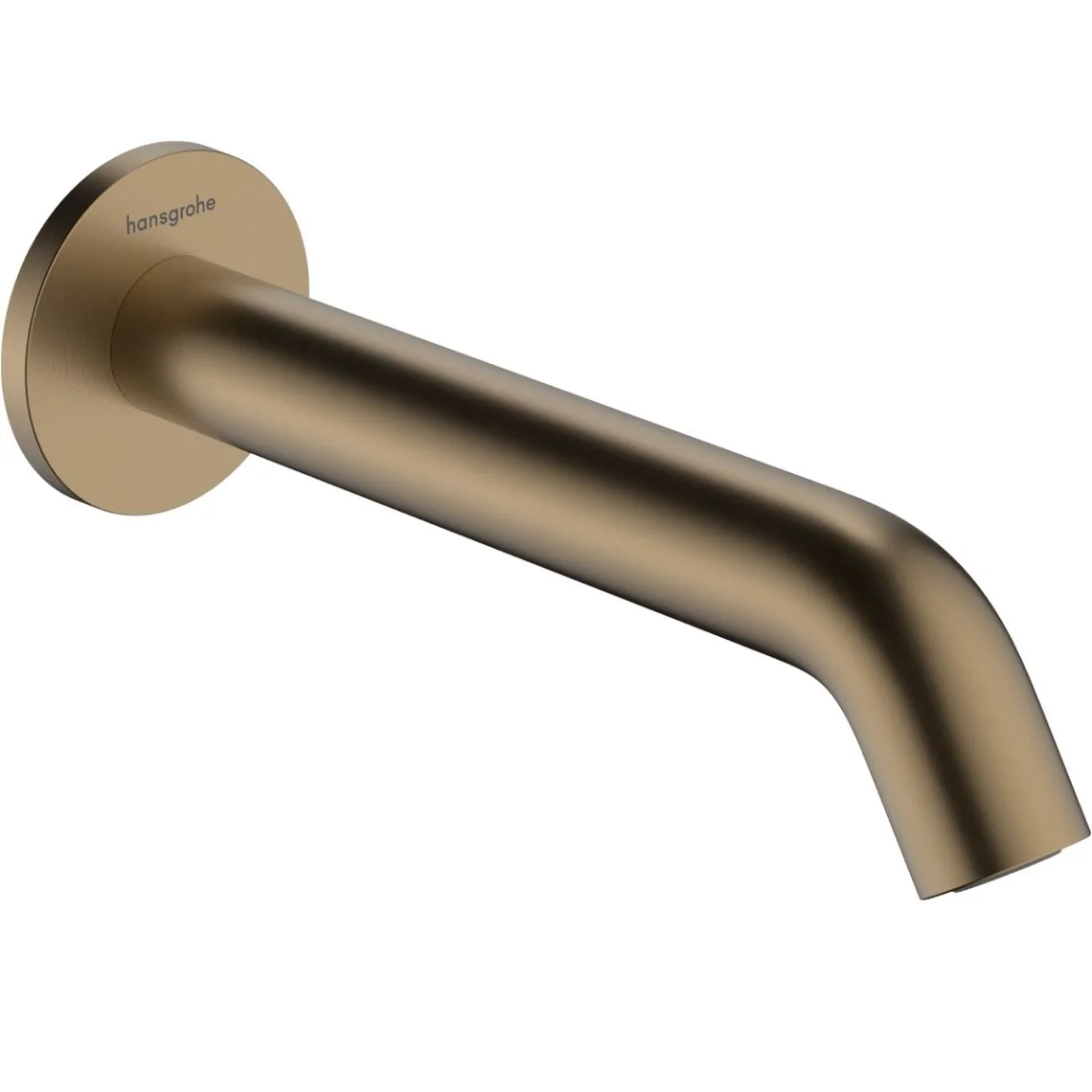 Вилив Hansgrohe Tecturis S на ванну з виступом 198 мм, Brushed Bronze (73411140)