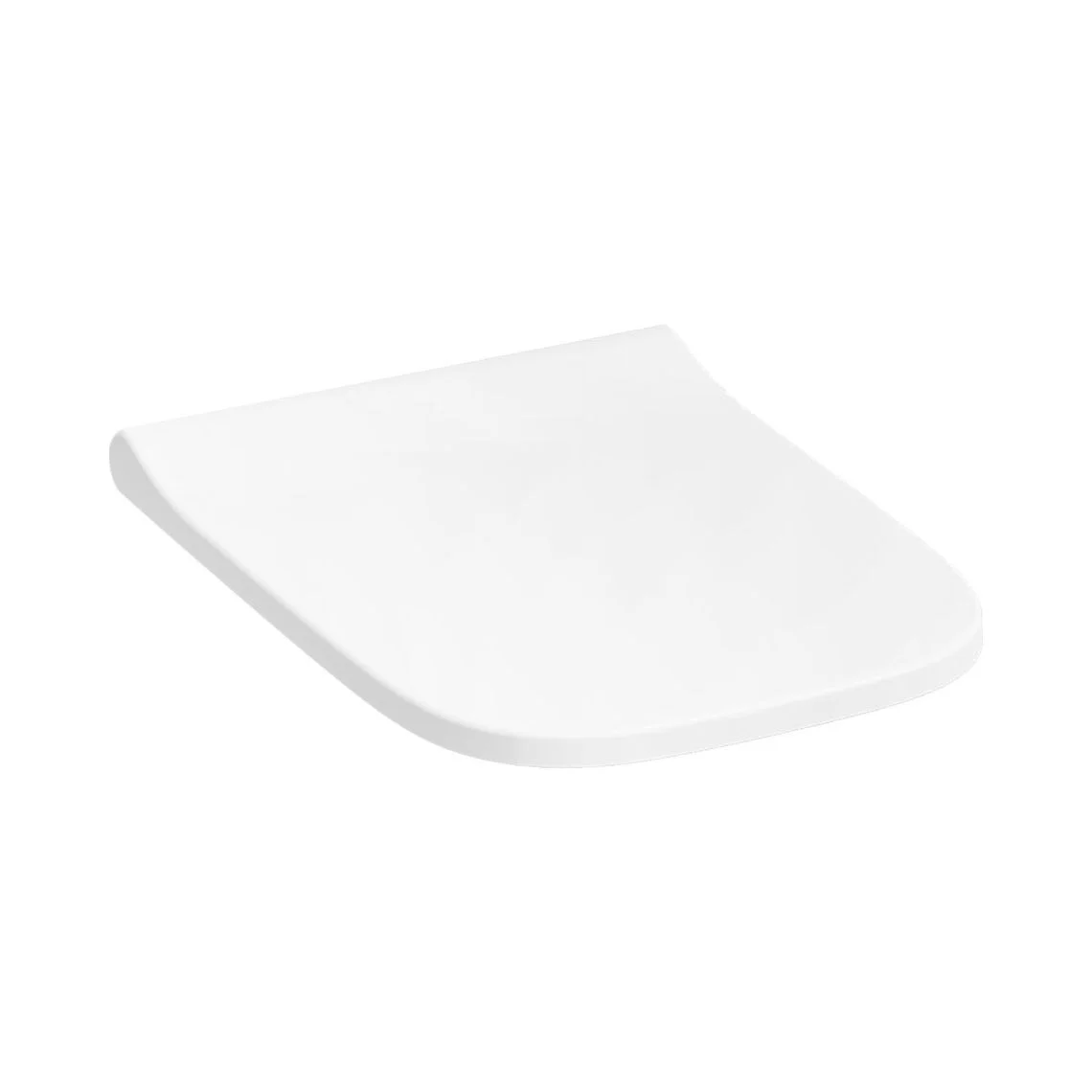 Сидіння з кришкою Geberit Smyle Square тонкий дизайн, білий (500.687.01.1)
