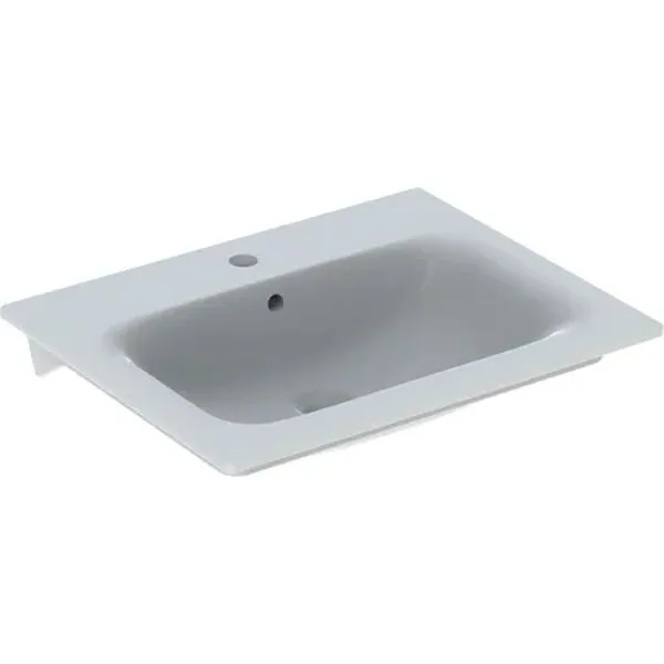 Умивальник накладний Geberit Selnova Square 60х48, білий (500.994.00.1)