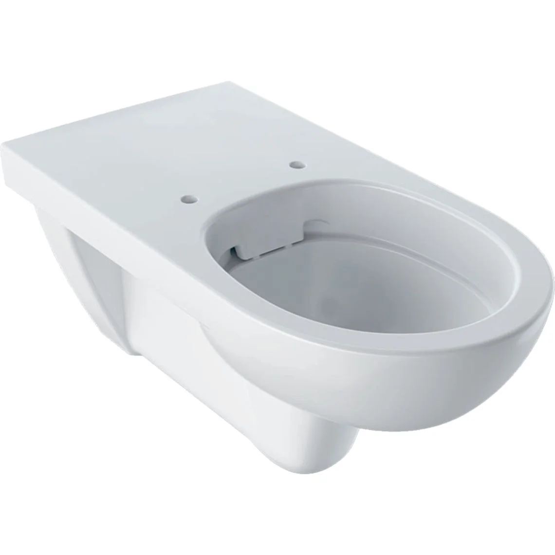 Підвісний унітаз Geberit Selnova Comfort Rimfree лійкоподібний, подовжений виліт, білий (501.046.00.7)