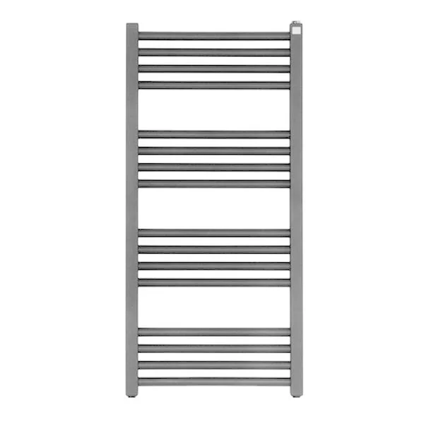 Сушка для рушників електрична TERMA FIONA 900/430, MOA Silver 400Wt, E1-ліве, Silver MAT (SMA) (WLFIN090043KSMAE1MOAMX4)