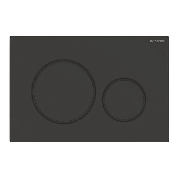 Кнопка змиву Geberit Sigma20, матовий чорний/ чорний(115.882.16.1)