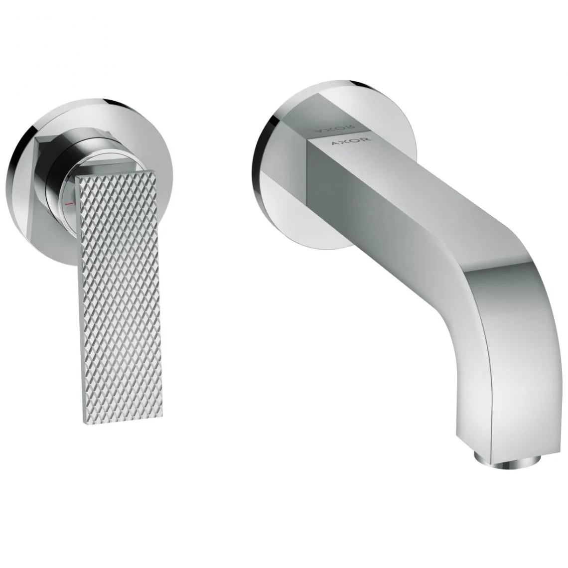 Змішувач для умивальника AXOR Citterio 220 Lever rhombic cut зі стіни, Chrome (39181000)
