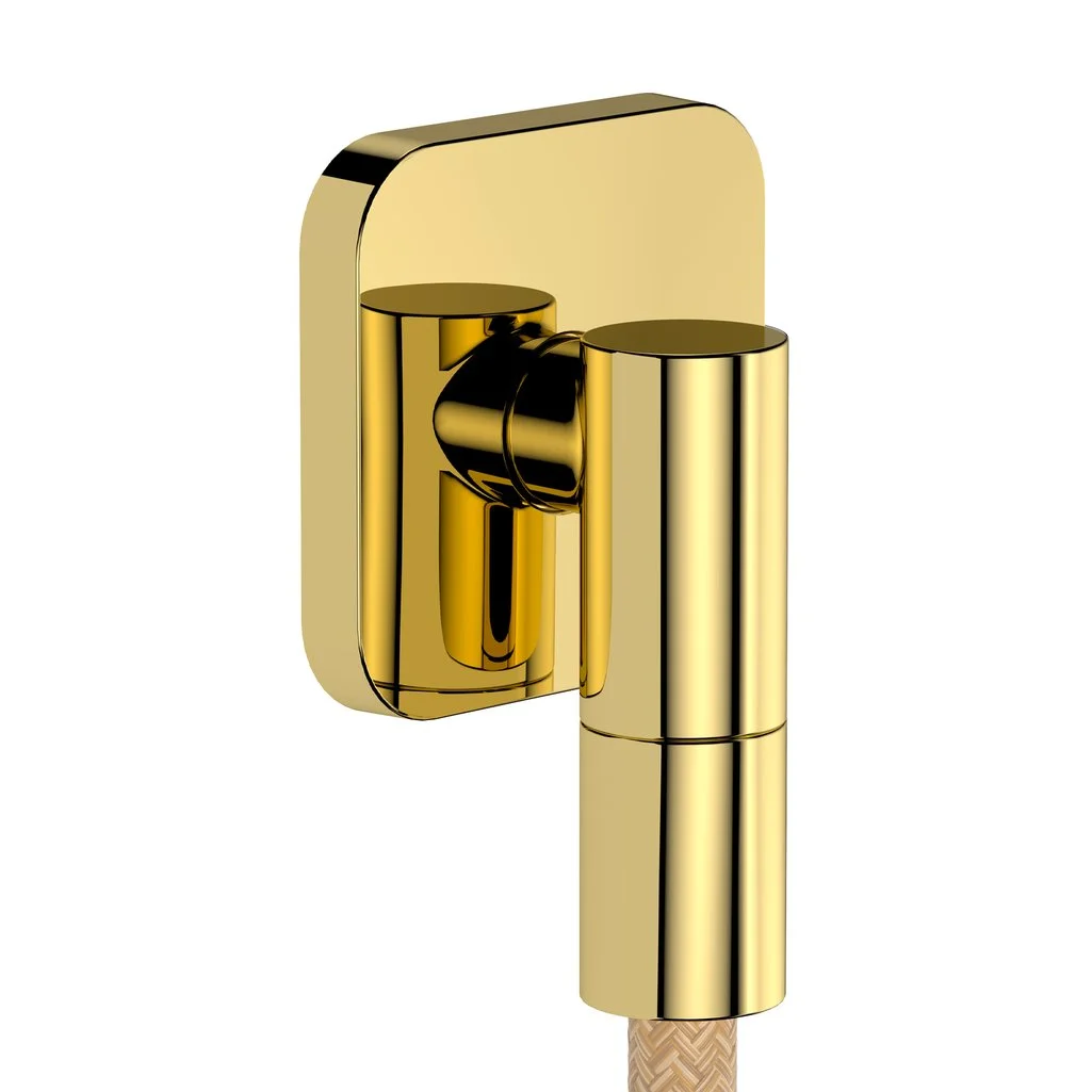 Шлангове підключення Hansgrohe FixFit Fine Q, Polished Gold Optic (28884990)