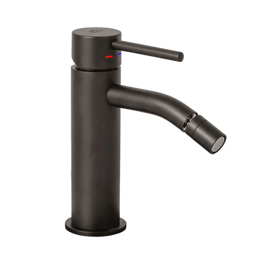 Змішувач для біде Paffoni Light без донного клапана, Black Chrome (LIG131NKN)