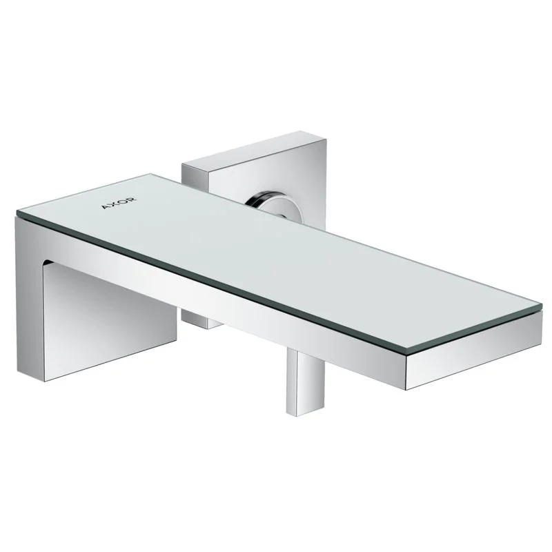 Змішувач для умивальника AXOR MyEdition 221 на 2 отвори, хром / дзеркальне скло (47062000)