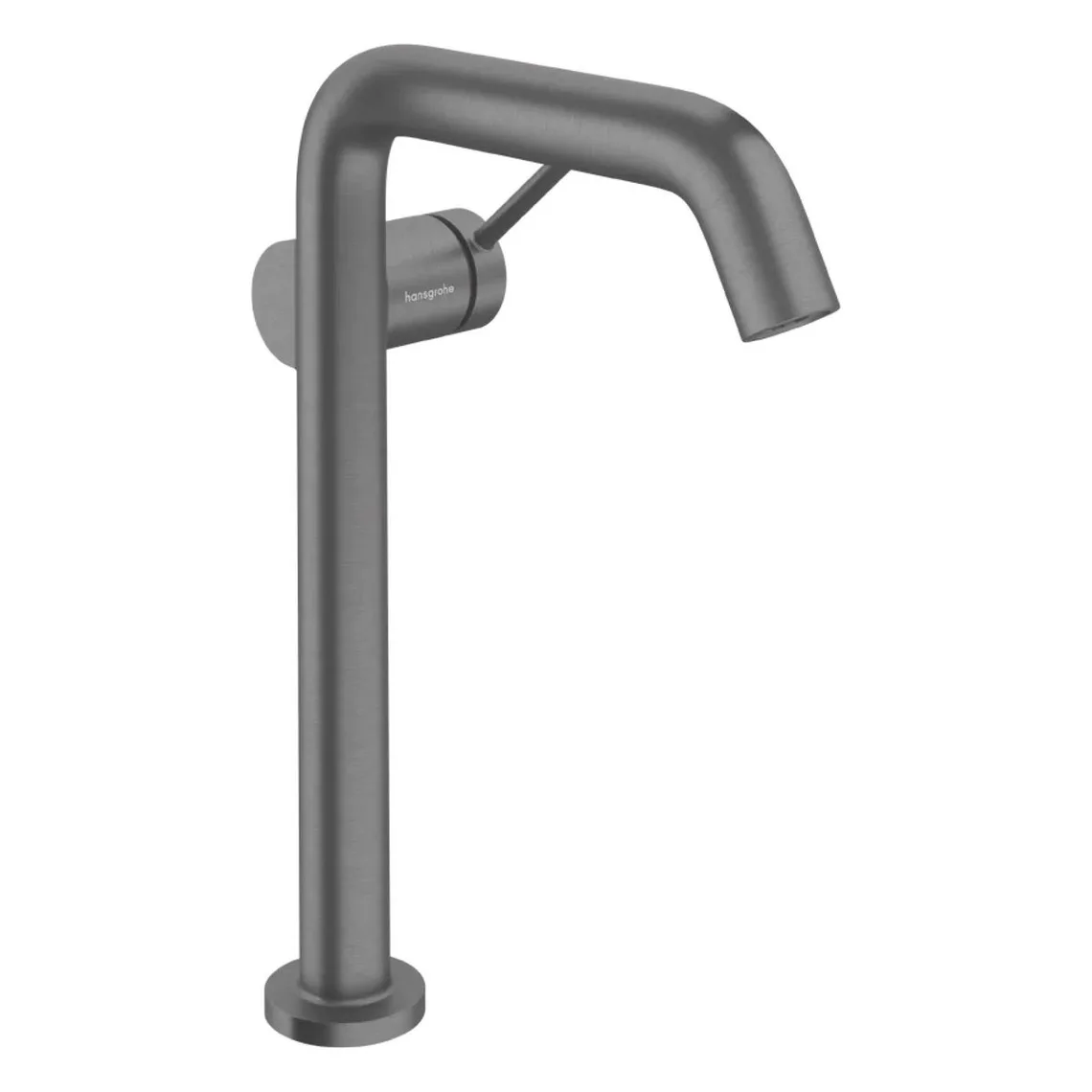Змішувач для умивальника Hansgrohe Tecturis S 240 Fine CoolStart без донного клапану, Brushed Black Chrome (73372340)