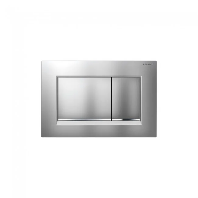 Змивна клавіша Geberit Sigma30, матовий хром/глянцевий хром (115.883.JQ.1)