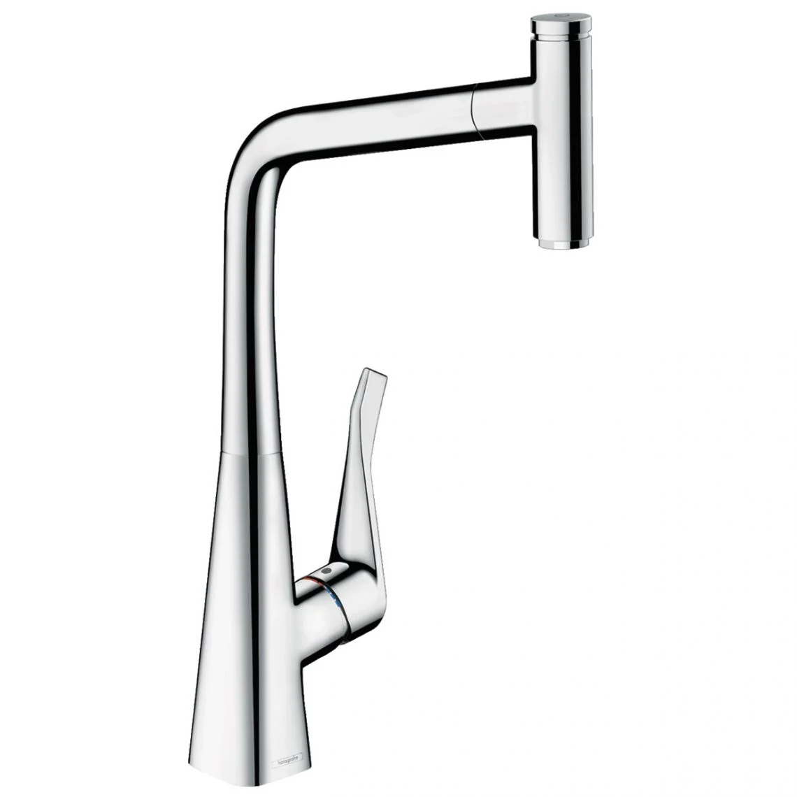 Змішувач для кухні Hansgrohe Metris M 71 Select 320 1jet з витяжним виливом Sbox, хром (73803000)