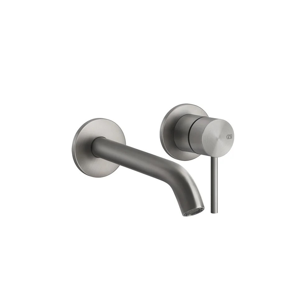 Змiшувач для умивальника Gessi 316, Steel Brushed (54086-239)