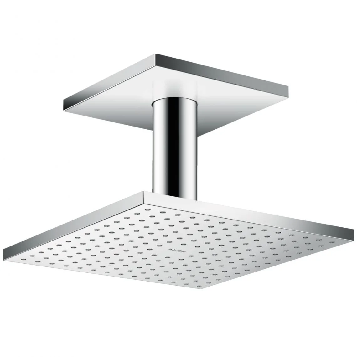 Верхній душ AXOR Showersolutions 240х240 2jet держатель зі стелі, хром (35312000)