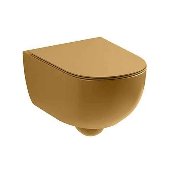 Унітаз підвісний Nic Design Pin з кришкою Soft-Close, Curry glossy (003709071_005712071)