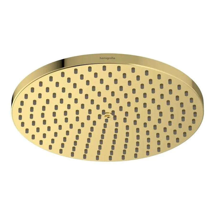 Верхній душ Hansgrohe Raindance S 240 Showerpipe PowderRain EcoSmart 1jet, Polished Gold Optic (27624990)