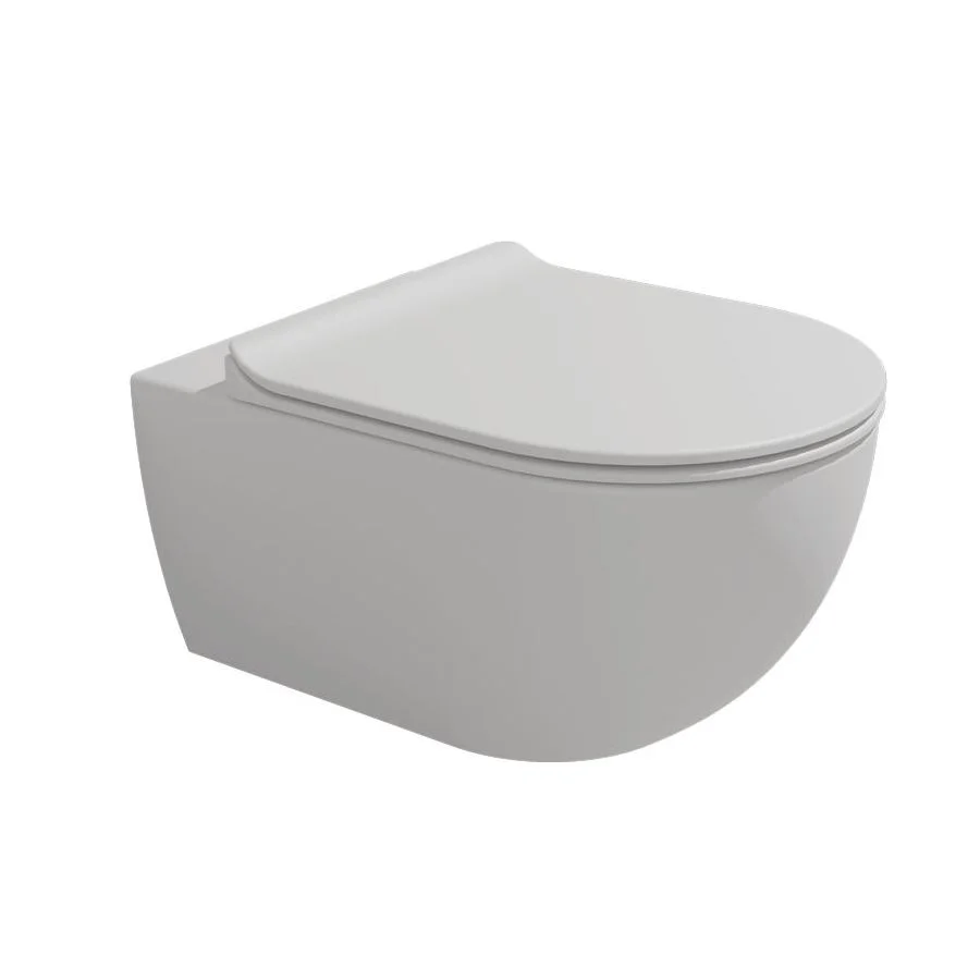 Унітаз підвісний з кришкою Flaminia APP 54x36xh27 см із системою Gosilent, Latte Milky white matt (AP118SLAT/APCW10LATTE) старий арт AP118G