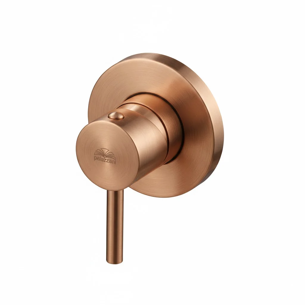 Перемикач режимів для змішувача Paffoni, 2 виходи, Brushed Copper PVD (ZDEV118RASP70-LIG)