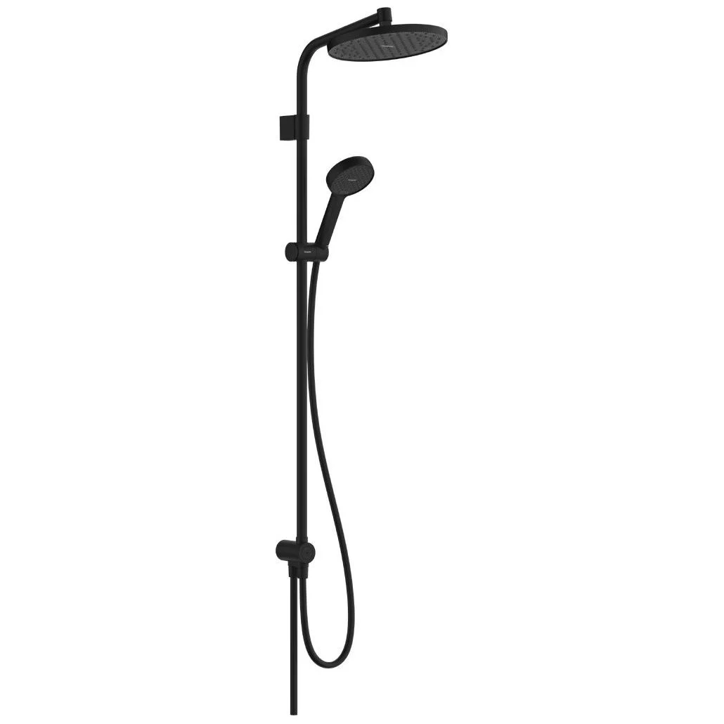 Душова система Hansgrohe Activera S 240 1jet EcoSmart Reno Varia, Matt Black (28074670)