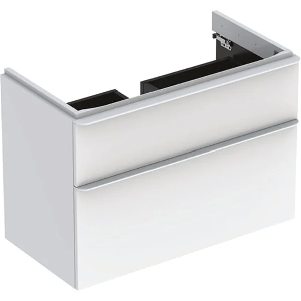 Тумба для умивальника Geberit Smyle Square з двома ящиками, білий (500.354.00.1)