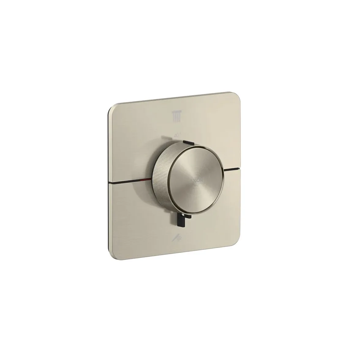 Термостат прихованого монтажу Axor ShowerSelect ID Softsquare на 2 функції, Brushed Nickel (36754820)