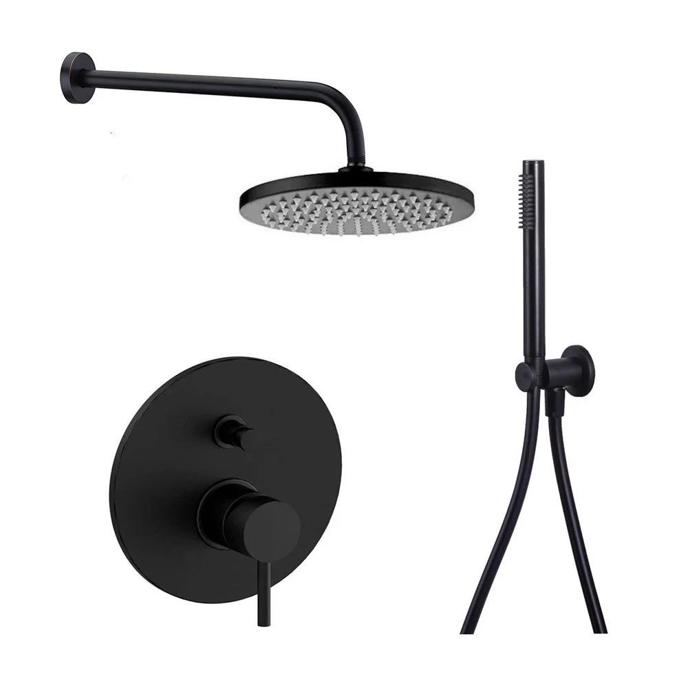 Душова система Paffoni Light, чорний (KITLIG015NO)
